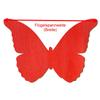 Red Wooden Butterfly, 35 cm, Pack of 25 view 3