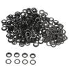 Trimming Shop Gunmetal 17 mm Iron Eyelets with Washers, 50 Pieces view 1