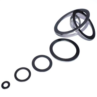 Shim Washer 5x10x0.2 DIN 988 Plain Steel, 10 Pack