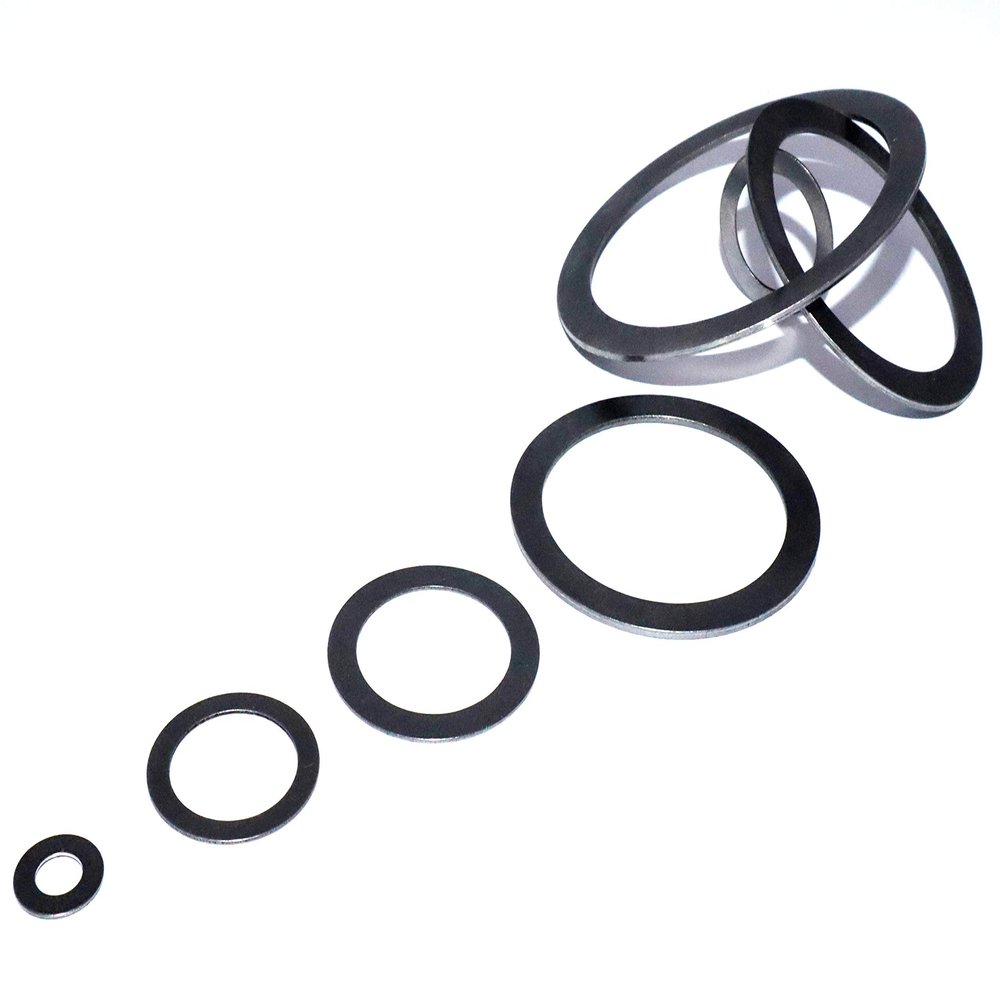 Shim Washer 5x10x0.2 DIN 988 Plain Steel, 10 Pack