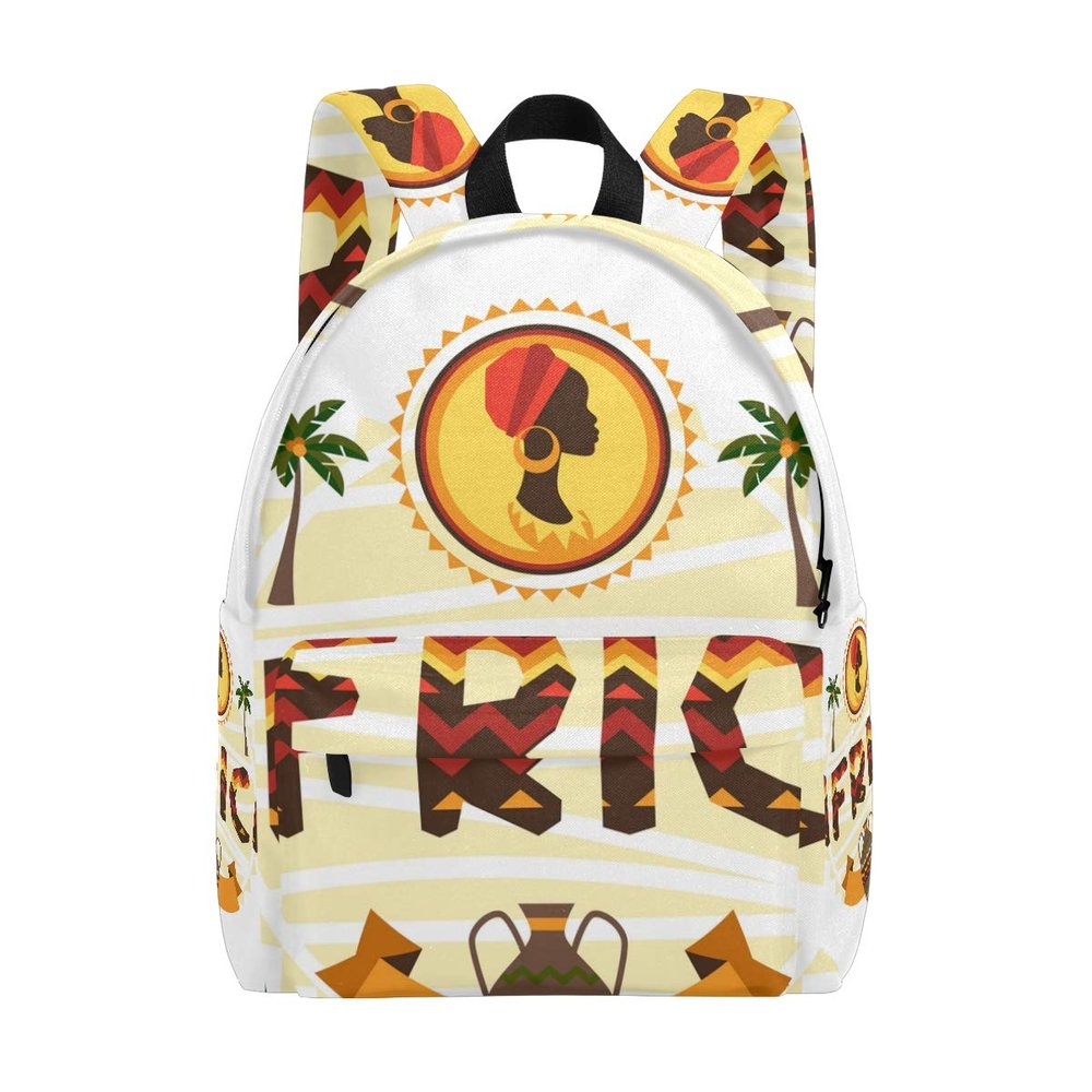 MONTOJ African Element Travel Backpack for Women and Men