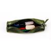 Clairefontaine 8711C Round Pencil Case, Pearlescent Effect, 5.5 x 22 cm, Green view 3