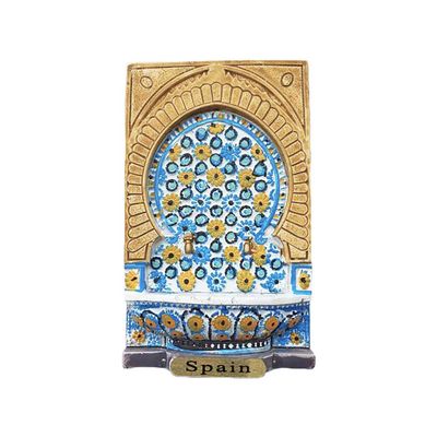 Parma Spain 3D Mosaic Fountain Fridge Magnet