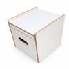 Freizeit - Wittke White Toilet Stool for Porta Potti 145/345, incl. Blue Cushion, Toilet Not Included view 2