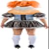 RUBIE'S Official Pennywise IT Deluxe Clown Costume for Women, Adult, Size S view 4