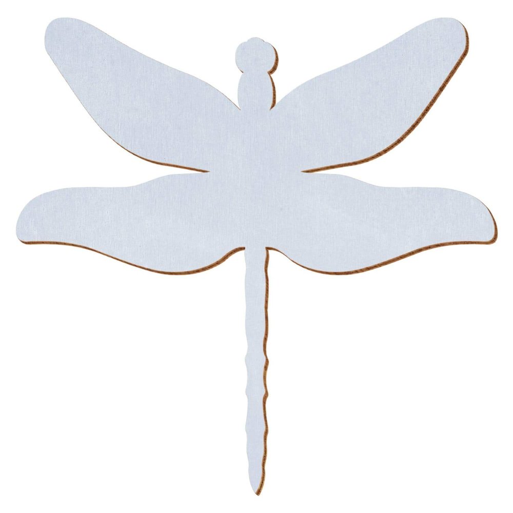 Lavender Wooden Dragonfly – Decorative Cutout, 46 cm, 25-Pack