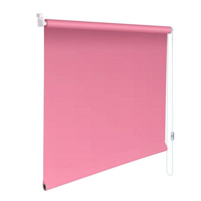 Mini No-Drill Clamp-Mount Roller Shade, 160 x 50 cm, Pink