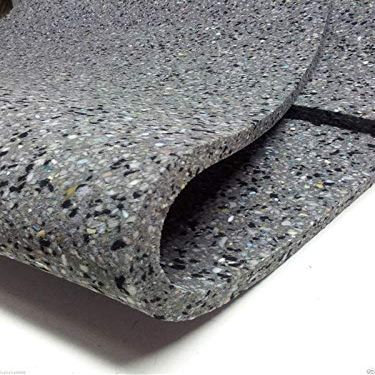 lulushop RG 140 Rebonded Foam, Flame-Retardant per MVSS302, Acoustic Insulation, 100 x 200 x 1 cm