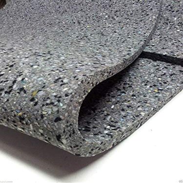 lulushop RG 140 Rebonded Foam, Flame-Retardant per MVSS302, Acoustic Insulation, 100 x 200 x 1 cm