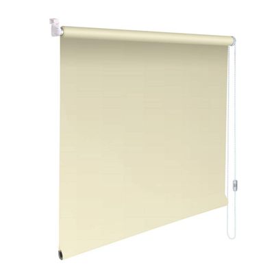 Sonnenschutz-HH Mini Roller Blind, Light-Filtering, KLEMMFIX, Chain Operation, No Drilling, Outer Width 150 x Height 140 cm, Cream