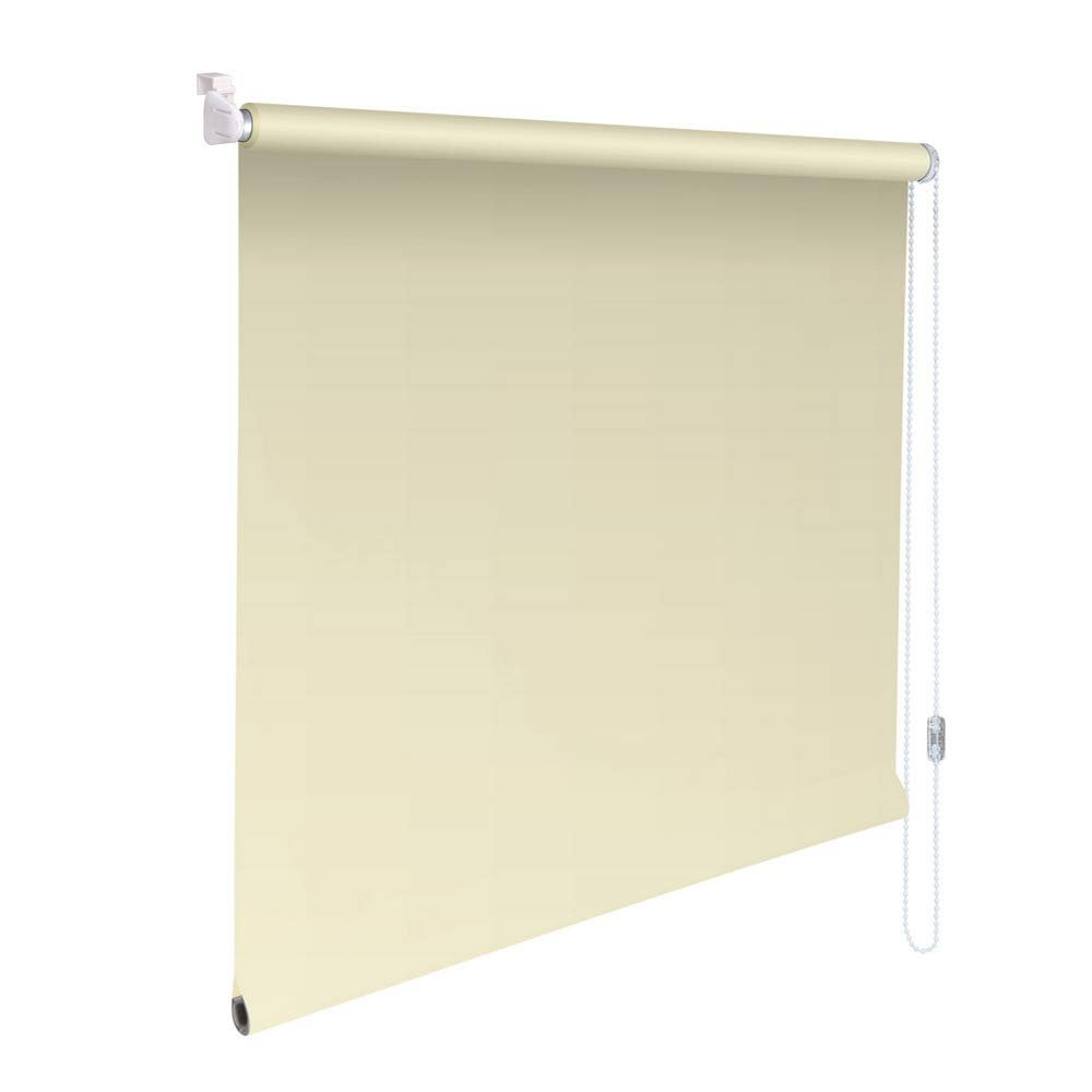 Sonnenschutz-HH Mini Roller Blind, Light-Filtering, KLEMMFIX, Chain Operation, No Drilling, Outer Width 150 x Height 140 cm, Cream