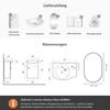 Planetmöbel Bathroom Vanity Set with Sink and Base Cabinet view 3