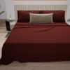 PETTI Artigiani Italiani Bordeaux Percale Bedding Set, 180 x 200 cm view 1