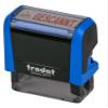 Trodat Printy 4912 Sky Blue, Red “SCANNED” Symbol view 1