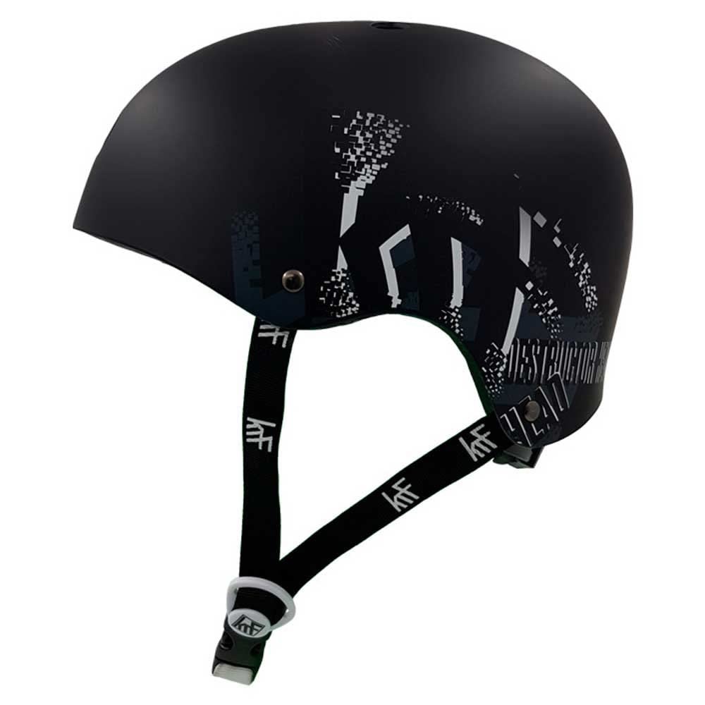 KRF The New Urban Concept KRF Prot Destructor Helmet Protective Gear, Adult Unisex, Multicolor (Black/White), L