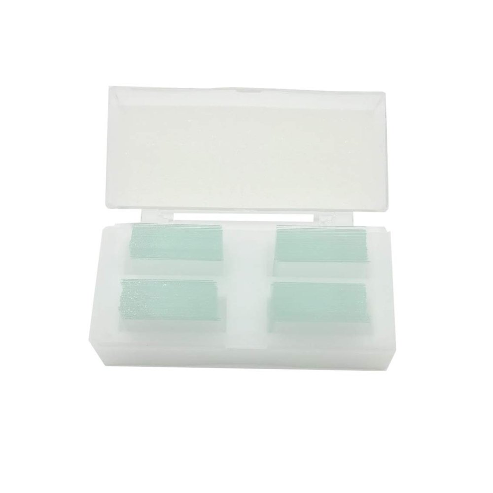 MUHWA Glass Coverslips, 22 × 22 mm, Square, Pre-Cleaned, 200 per Box