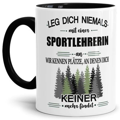 Profession Mug: Never Mess with a Female PE Teacher