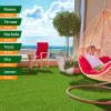 casa pura VITA Artificial Grass Carpet, 40 mm, Real Grass Look, Water-Permeable and UV-Resistant, 200 x 500 cm view 1