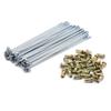 X AUTOHAUX Coated Wheel Spokes, 150 mm Long, with Nipples for Motorcycles, 36 Pieces view 1