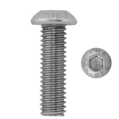 Ds Items Button Head Socket Screws, M10 x 18 mm, ISO 7380, A2 Stainless Steel, 5 pcs