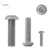 Ds Items Button Head Socket Screws, M10 x 18 mm, ISO 7380, A2 Stainless Steel, 5 pcs view 3