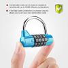 Sonew 4-Digit Combination Padlock for Gym Lockers, Employee Lockers and School Bags, Blue view 2