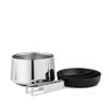 Rosendahl Grand Cru 16 cm Ice Bucket with Ice Tongs in Lid, Metallics view 2