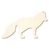 Wooden Arctic Fox, 3–50 cm Wide, 9 cm Size, Pack of 100 view 1