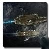 USS Kitty Hawk (CV-63) Military Warship Mouse Pad with Stitched Edge view 1