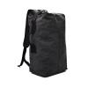 Elonglin Unisex Canvas Backpack, Weekender Travel Bag, Black, M view 1