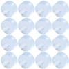 sourcing map 16-Pack Round Non-Slip Rubber Furniture Feet, 15 mm view 1