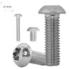 Ds Items Button Head Screws, Hexalobular Socket (ISR), M10 x 16, ISO 7380, A2 Stainless Steel, 200 pcs view 3