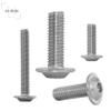 Ds Items Flanged Button Head Screws, M8 x 45 mm, ISO 7380, A2 Stainless Steel, Torx, 50 pcs. view 3