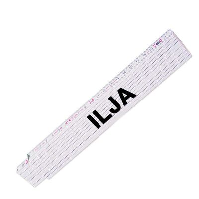 Folding Ruler with the Name Ilja for Men | Premium Brand Meter Stick | Personalized Folding Ruler | Many Names Available
