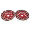 SHDIATOOL 2-Pack 125 mm Double-Row Diamond Cup Grinding Wheels view 3
