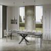 Itamoby Volantis Extendable Table, Concrete Top, Anthracite Frame, 160–420 cm view 2