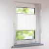 Tensioned Pleated Blind, Klemmfix UNIVERSAL, Made-to-Measure, No Drilling, 121 x 120 cm, White view 1