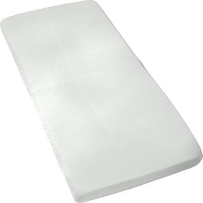 Erwin Müller Murnau Baby Fitted Sheet, Single Jersey – Silver, 40 x 90 cm
