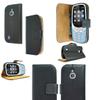 PIXFAB Flip Case for Nokia 3310 3G/4G, Leather, Black view 1