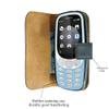 PIXFAB Flip Case for Nokia 3310 3G/4G, Leather, Black view 2