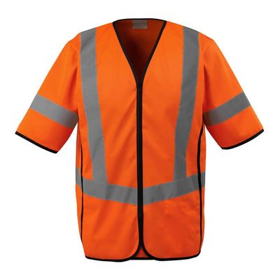 Mascot 50216-310-14 Safe Supreme Packwood Hi-Vis Vest, Orange, 4XL