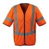 Mascot 50216-310-14 Safe Supreme Packwood Hi-Vis Vest, Orange, 4XL view 1