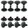 GETMORE Parts Double-Cap Hollow Rivets, Steel, 2-Piece, Black, 7 mm, 100 pcs view 1