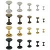 GETMORE Parts Double-Cap Hollow Rivets, Steel, 2-Piece, Black, 7 mm, 100 pcs view 2
