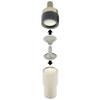 GETMORE Parts Double-Cap Hollow Rivets, Steel, 2-Piece, Black, 7 mm, 100 pcs view 3