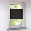 Tensioned Pleated Shade, Klemmfix Universal, Custom-Made, No Drilling, 25 x 130 cm, Black view 1