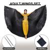 Baisdan Angel Isis Wings, Black Butterfly Wings view 3