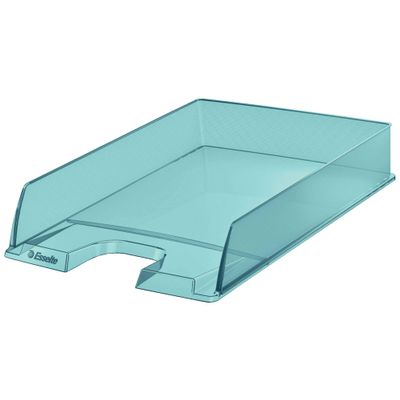 Esselte Letter Tray, A4, Pack of 10, Blue, Colour'Ice, 626274