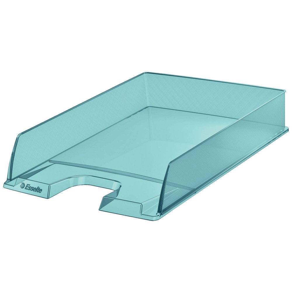 Esselte Letter Tray, A4, Pack of 10, Blue, Colour'Ice, 626274