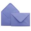 250 Purple C6 Envelopes, 4.5 x 6.4 in, 100 gsm Gummed Pointed Flap, Windowless view 1
